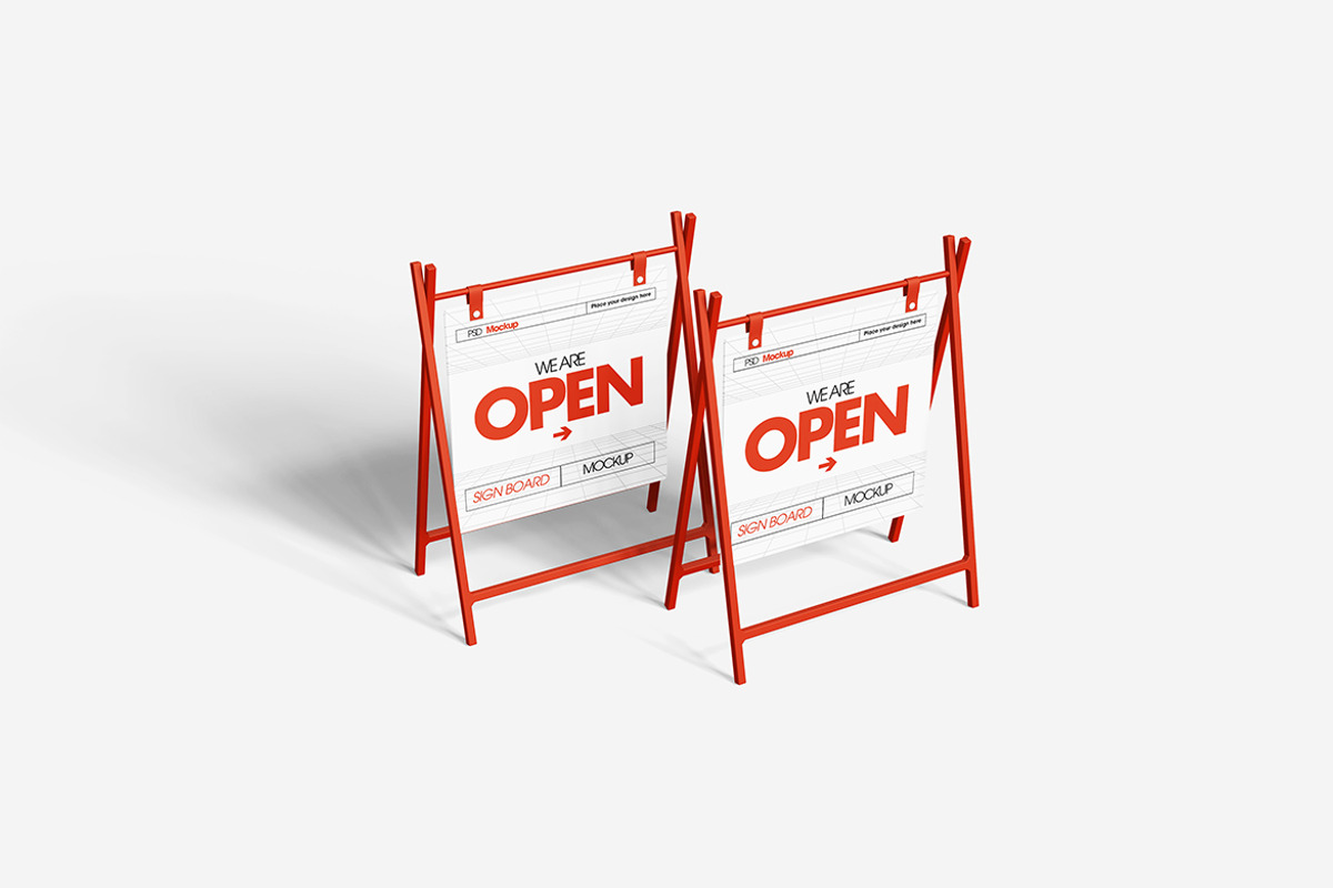 Signboard Mockup, an Advertising Mockup by Indah (Photo 4 of 6)