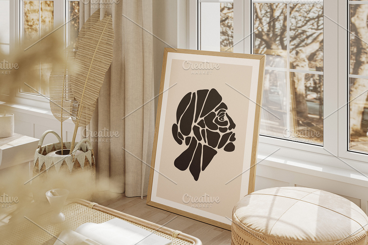 Woman Surreal Face Posters, an Object Graphic by C Design Studio (Photo 14 of 17)