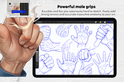1800+ Male Character Procreate Stamp, a Brush Add-On by Selentaori Studio (Thumbnail 10 of 16)
