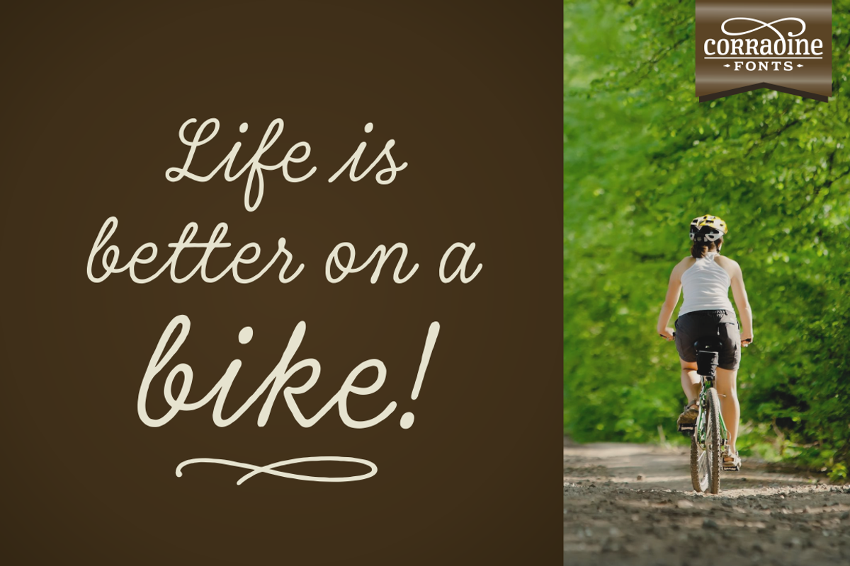 Tierra Script, a Script Font by Corradine Fonts (Photo 14 of 15)