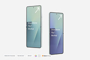 Smartphone Galaxy Z Flip 7 Mockup, an Android Mockup by DSNA Mockup (Thumbnail 7 of 9)