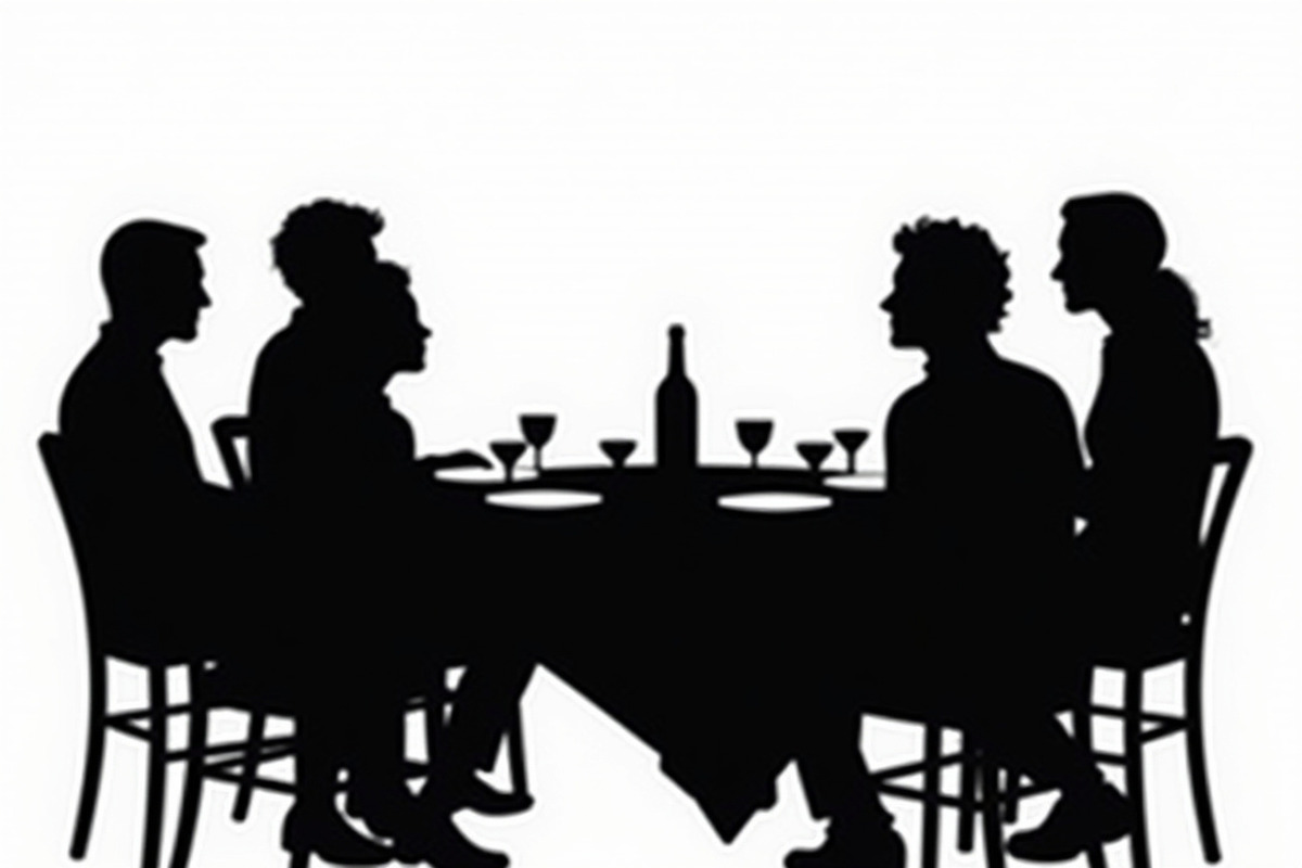 Dining People Silhouette Set, an Illustration by Designs_River (Photo 5 of 9)