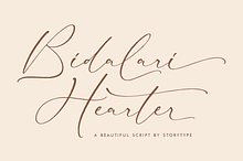 Bidalari Hearter A Beautiful Script