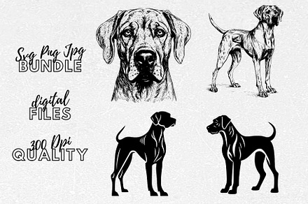 Rhodesian Ridgeback SVG - Dog Art