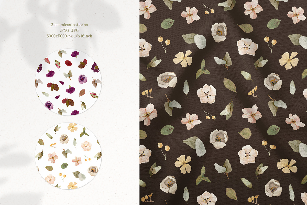 Magic Flowers - watercolor collectio, an Object Graphic by Julia M. Watercolor (Photo 12 of 14)