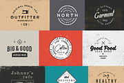 [vol.1] 20 Retro Badges Templates, a Branding & Logo Template by Roman Paslavsky (Thumbnail 1 of 8)