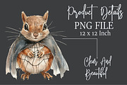 Cute Halloween Squirrels Clipart, an Illustration by Rose Art (Thumbnail 5 of 7)