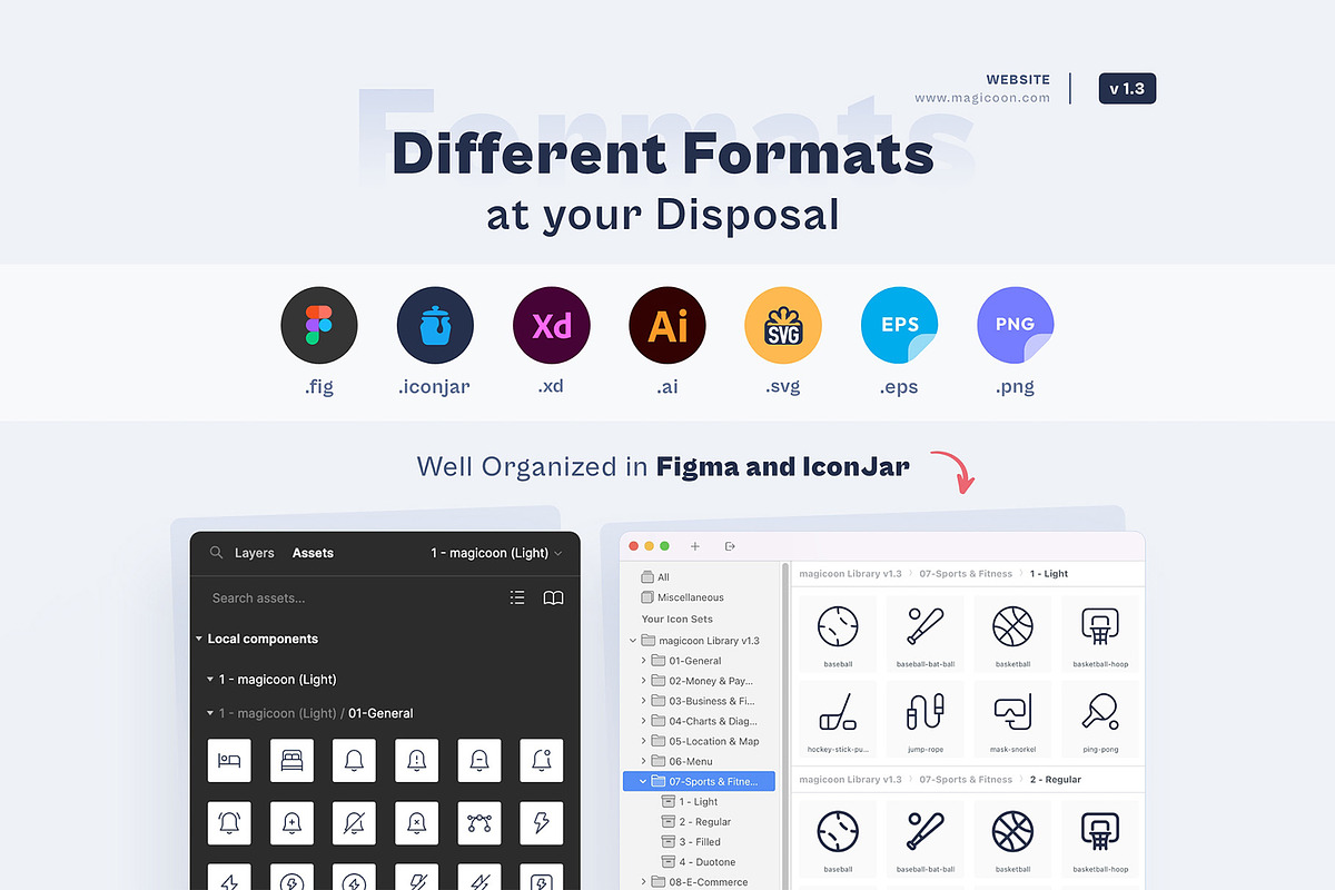 magicoon - 5,400+ UI icons library, an Outline Icon by magicoon (Photo 5 of 12)