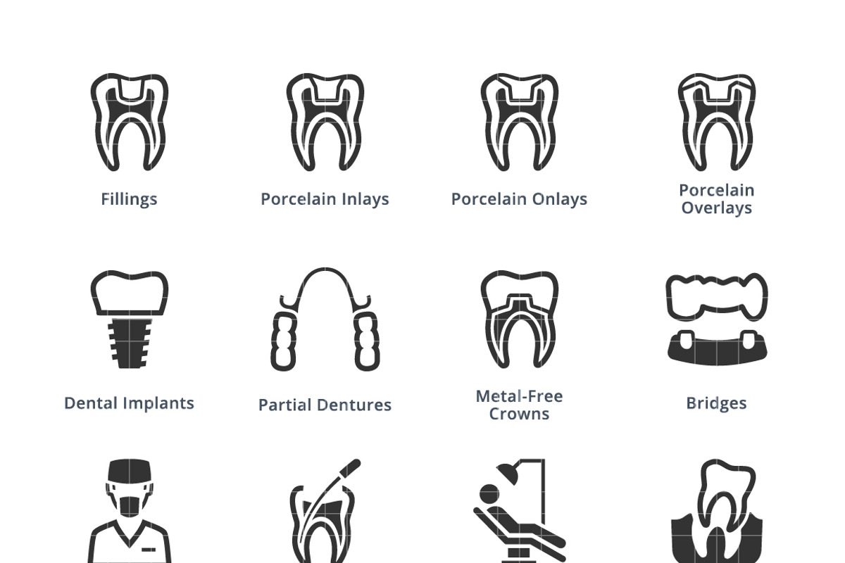 Restorative Dentistry Icons, an Icon by introwiz1 (Photo 3 of 3)