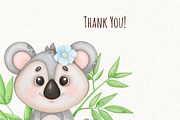 Cute Safari Jungle Animals Clipart, an Animal Illustration by ekossa_art (Thumbnail 7 of 7)
