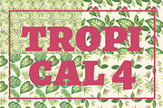 Watercolor Tropical Plants Patterns, a Pattern Graphic by MaGo (Thumbnail 1 of 3)