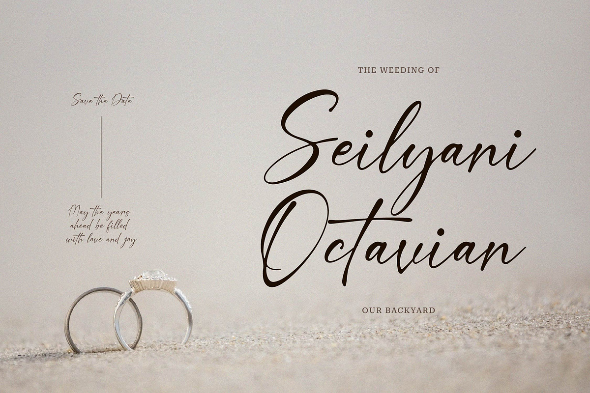 Amatullah Mahiya | Chic Calligraphy, a Handwritten Font by Denustudios (Photo 8 of 13)