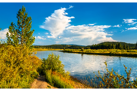 Oxbow Bend of Snake River in Grand, a Nature Photo by Leonid Andronov