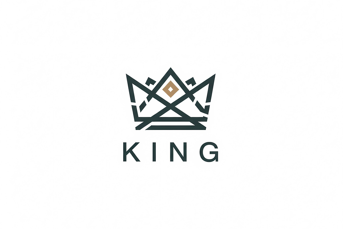 Minimalist Geometric Crown, a Branding & Logo Template by Logocreative (Photo 2 of 2)