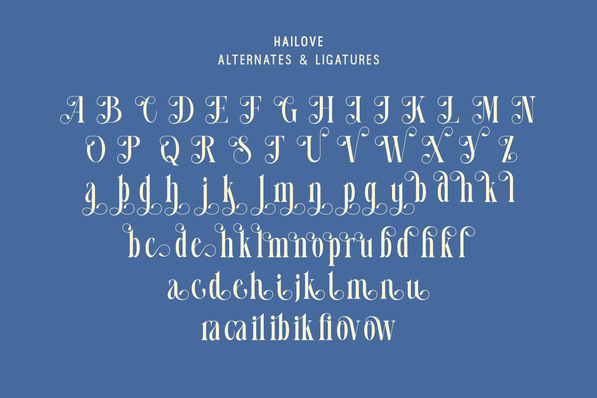 Hailove, a Serif Font by Zafiratype (Photo 15 of 15)