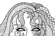 14 Halloween coloring pages, an Animal Illustration by Somjai King (Thumbnail 7 of 15)