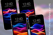 Colorful Abstract Wave Phone BG, a Graphic by Kalindiprints (Thumbnail 6 of 7)