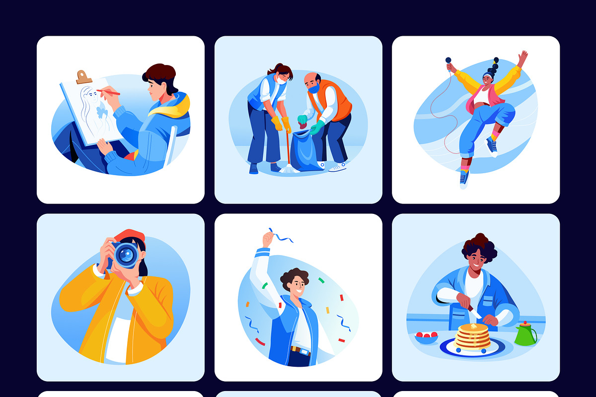 Citizens Illustration Set, a Person Illustration by Creative Stall (Photo 7 of 10)