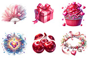 Watercolor Cupid Clipart Bundle, an Illustration by SinaCreation (Thumbnail 3 of 11)