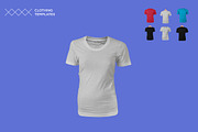 Blank shirt template for mock ups, a Photo by Clothing Templates (Thumbnail 2 of 5)
