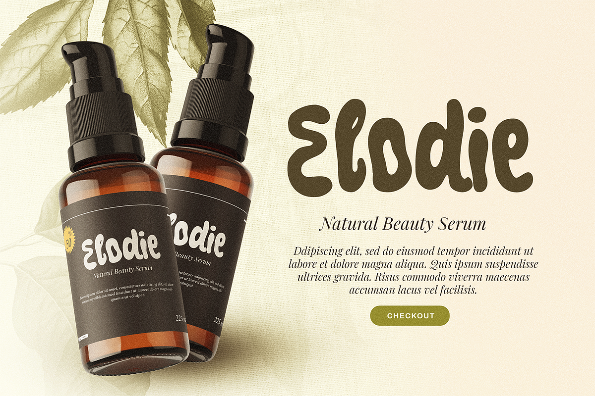 Gloera – Classic Bubble Retro, a Handwritten Font by Portocraft (Photo 7 of 10)