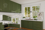 DAKOTA| Cottage Kitchen Mockup Set, a Household Mockup by SoleilHomeMockups (Thumbnail 5 of 12)