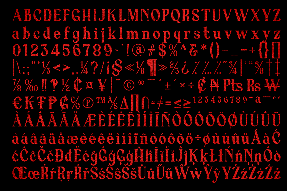 Fridie - Horror Serif Typeface, a Serif Font by MaikoHatta (Photo 7 of 7)