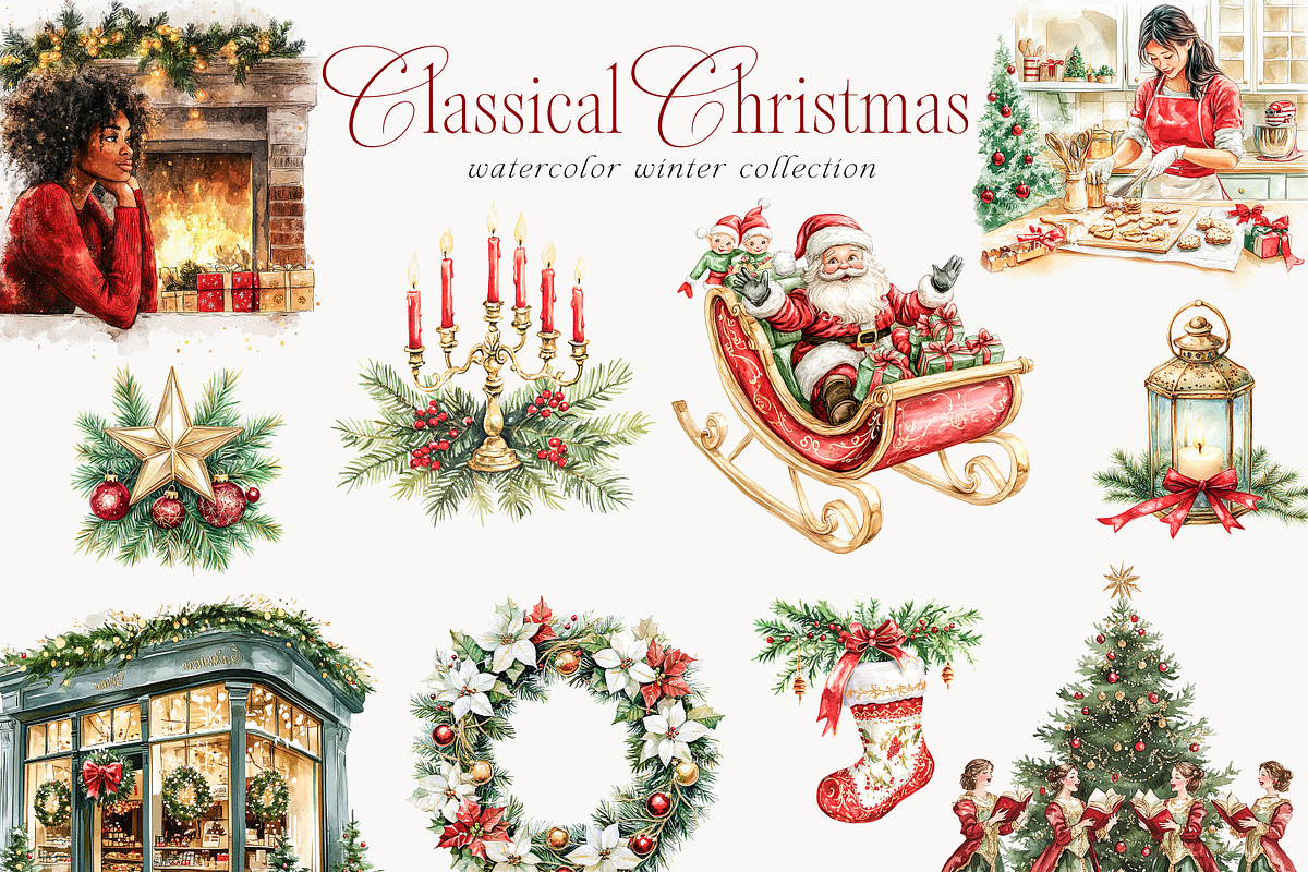 New! Winter Christmas Edition, a Seasonal Illustration by Isabelle Salem (Photo 53 of 227)