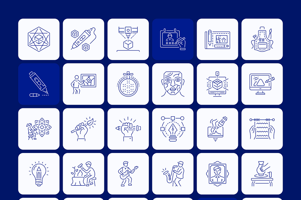 650 Learning and Creativity Icon, an Outline Icon by Prosymbols (Photo 7 of 14)