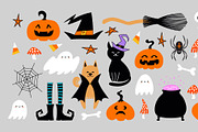 Cute Halloween illustration set, a Seasonal Illustration by sceptical cactus (Thumbnail 3 of 3)