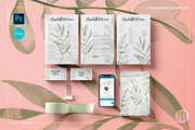 Minimalist Greenery Resume Canva Tem, a Resume Template by Millusti (Thumbnail 1 of 7)