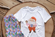 Cute Santa PNG Set, an Illustration by LikaYu (Thumbnail 4 of 5)