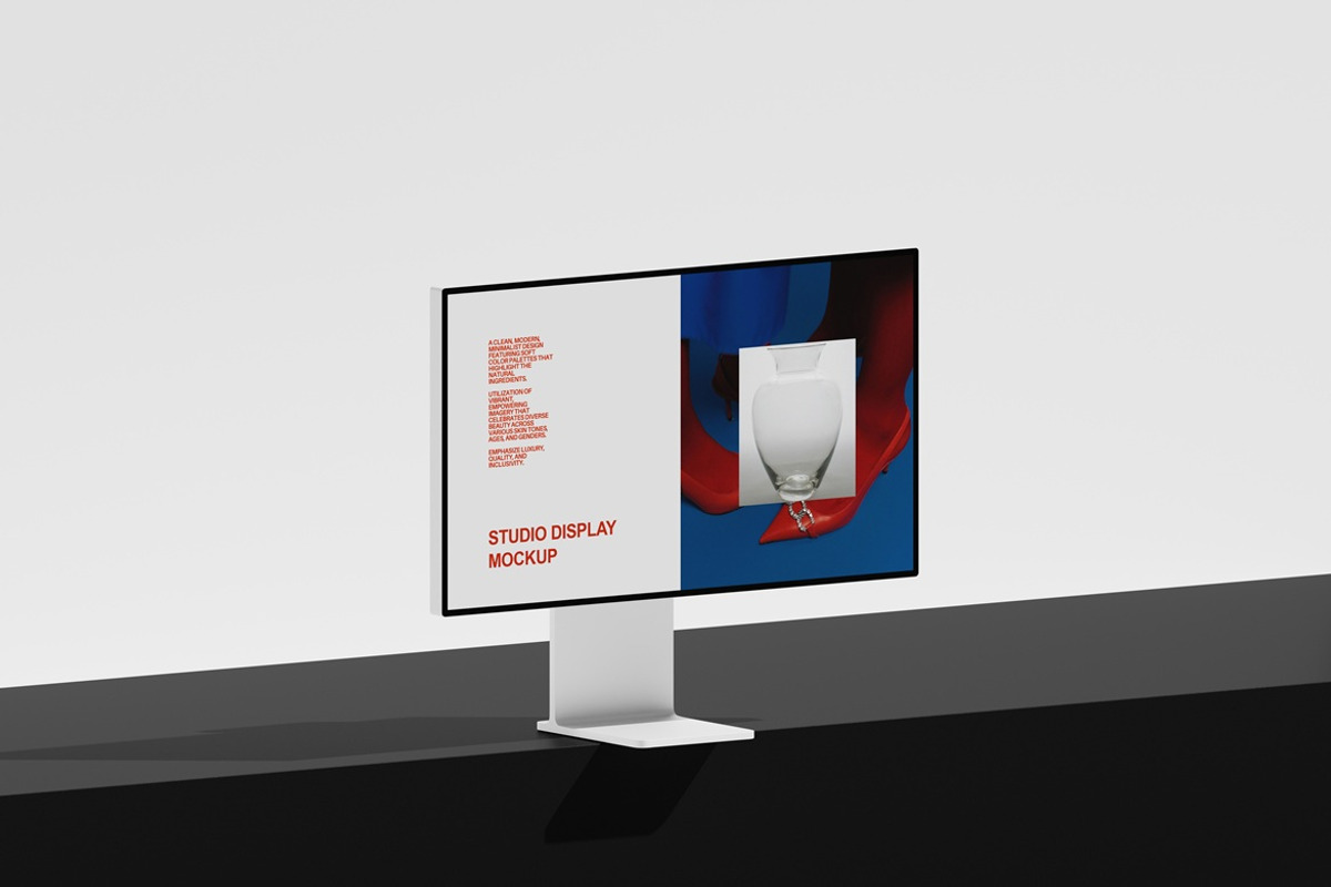 Studio Display Mockup, a Mac Mockup by Momogi (Photo 4 of 8)