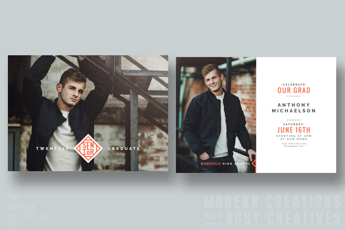 Graduation Card | Badge of Honor, a Card Template by The Modern Collective