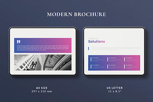 Modern Brochure Template Landscape