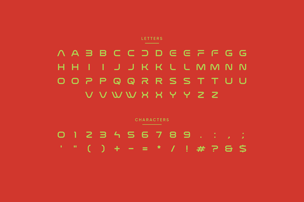 Croparo - Modern Futuristic Typeface, a Sans Serif Font by Letterna (Photo 3 of 4)