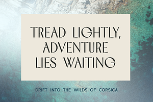 Corsica Display Font