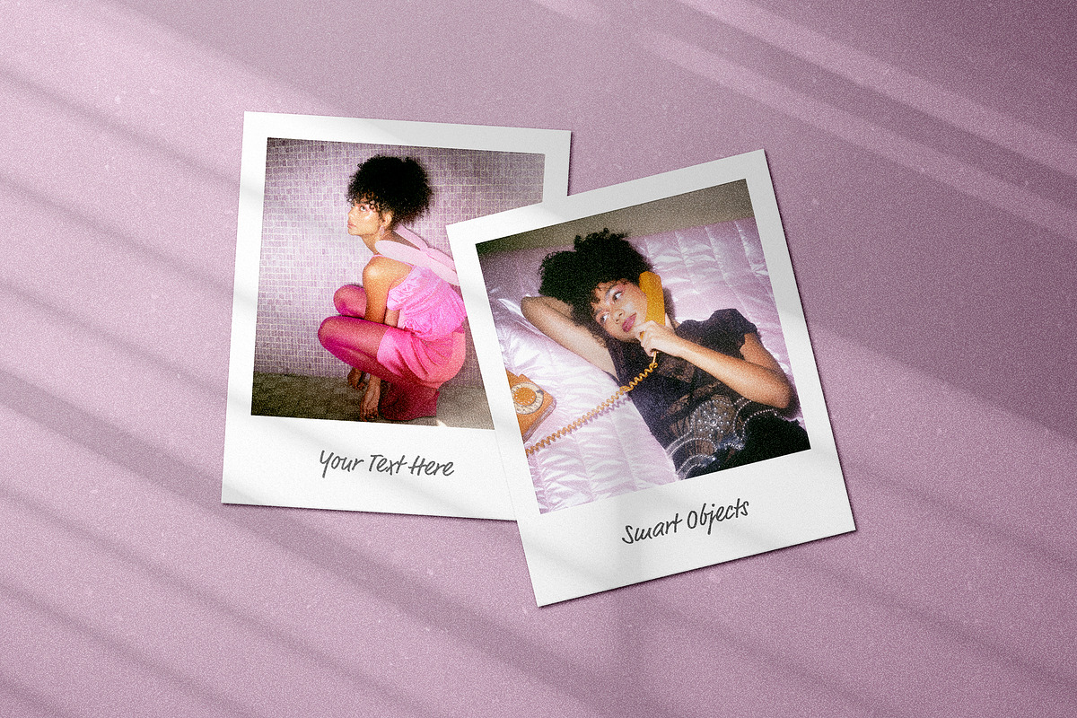 Polaroid Instant Picture Mockups, a Pens & Pencil Mockup by Design Squad (Photo 5 of 11)