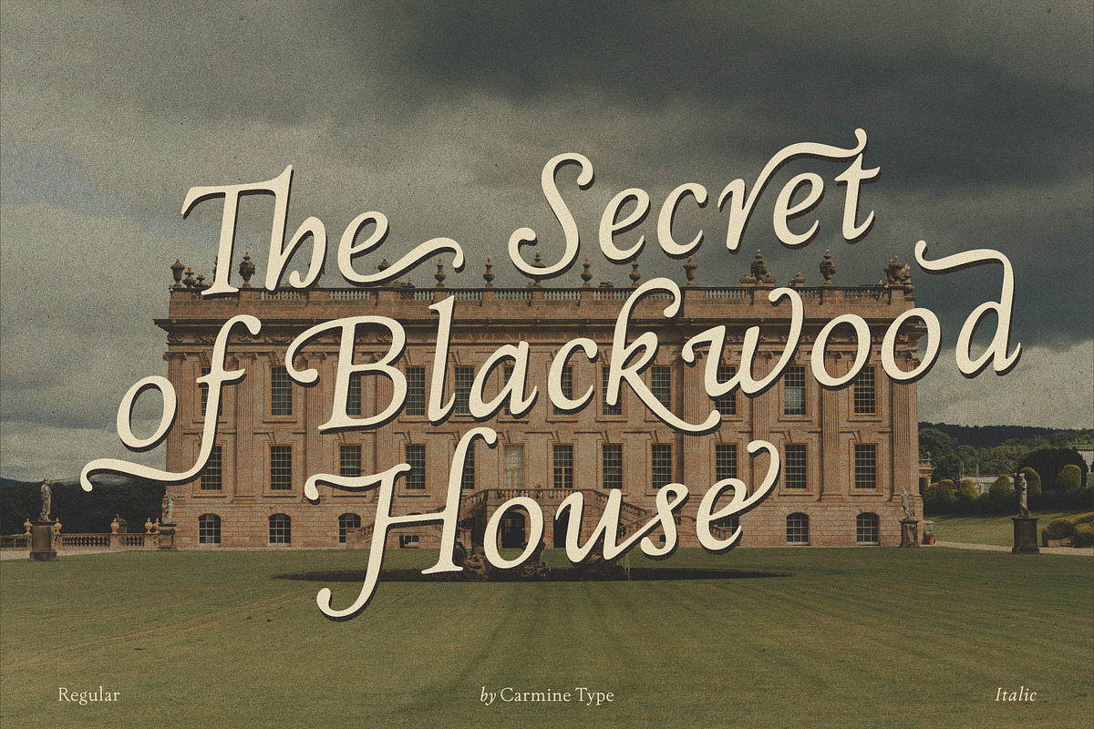 The Ashcombe Hall Oldstyle Serif, a Serif Font by CarmineType (Photo 13 of 24)