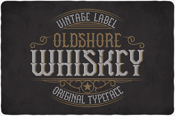 Oldshore Whiskey Typeface preview 7