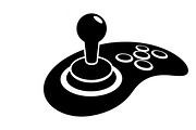 set of gaming controller silhouettes, an Illustration by Amazin_art (Thumbnail 10 of 41)