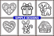62 Christmas Cookies & Sweets Color, a Seasonal Illustration by Design Art (Thumbnail 5 of 6)