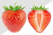 8 cut strawberries, an Object Graphic by Fruits+Veggies (Thumbnail 2 of 6)