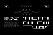 Brixer - Futuristic Display Font, a Sans Serif Font by Typeagle (Thumbnail 3 of 10)