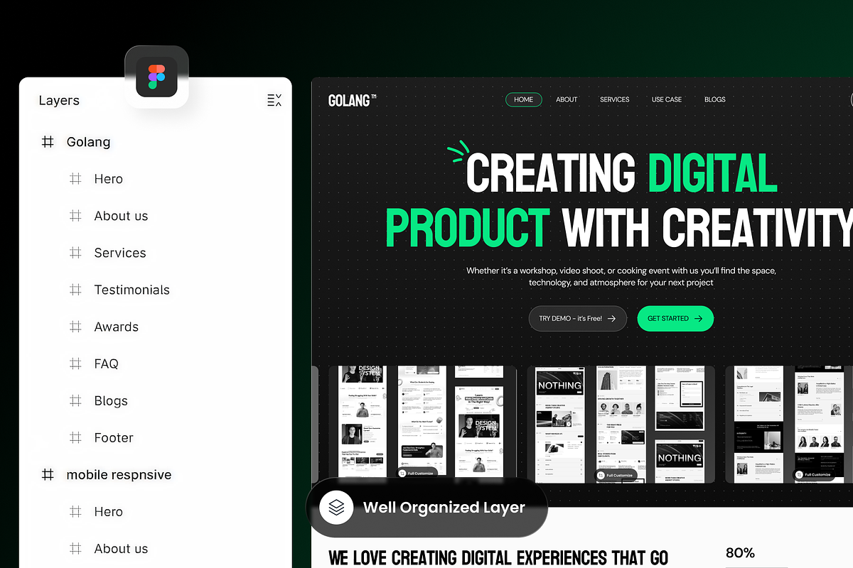 Golang - Creative Agency preview 3