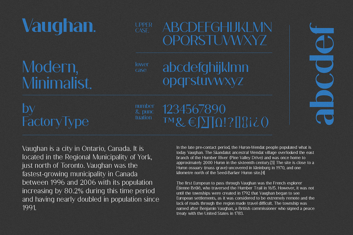 Vaughan Sans, a Sans Serif Font by FactoryType Studio (Photo 2 of 12)