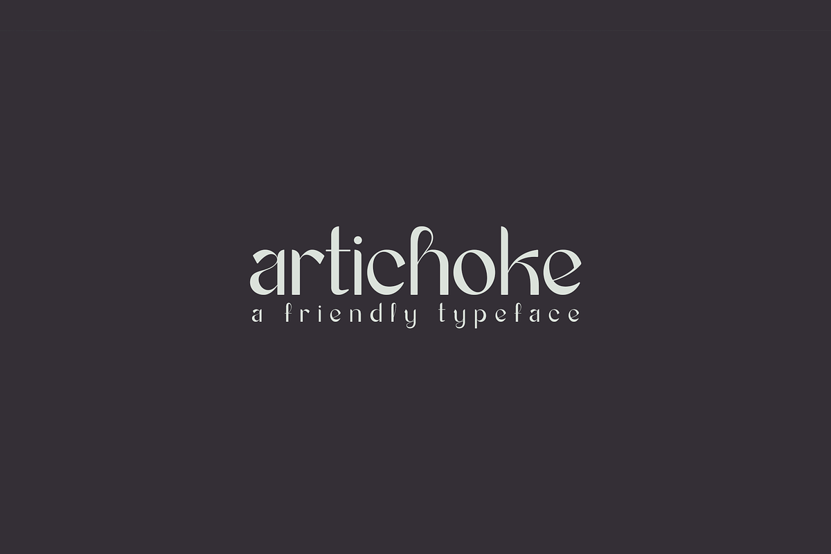Artichoke - A friendly typeface, a Font by Kiap (Photo 1 of 4)