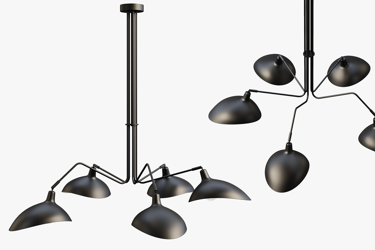 Joybird Juno Chandelier, a Light 3D Model by 3dmitruk (Photo 7 of 10)