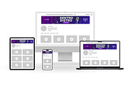 Podcast YouTube Banner Template, a Social Media Template by Vaughn Studios (Thumbnail 3 of 5)