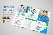 Simple Medical Tri-Fold Brochure, a Brochure Template by MRI STUDIO (Thumbnail 1 of 8)